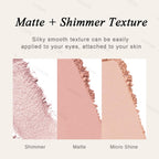 12 Colors Netural Nude Eyeshadow Palette with Brush, High Pigment Matte Shimmer Brown Eye Shadow, Netural Eyes