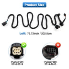 Driver Left Tail Light Wiring Harness 2m for GMC Sierra 23295980 Non-LED