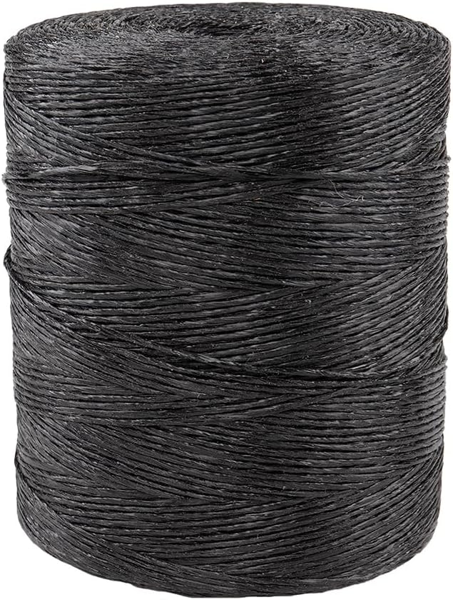 Polypropylene Twine – Multi-Purpose Twine – 5,500 Feet (Black)