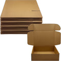 13x9x4 inch Shipping Boxes Set of 20, Brown Corrugated Cardboard Mailer Box