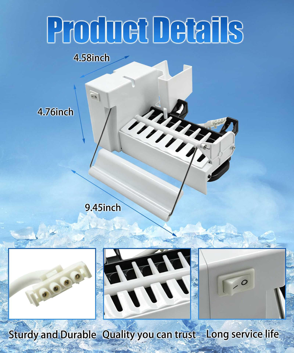 5303918344 Refrigerator Ice Maker Assembly