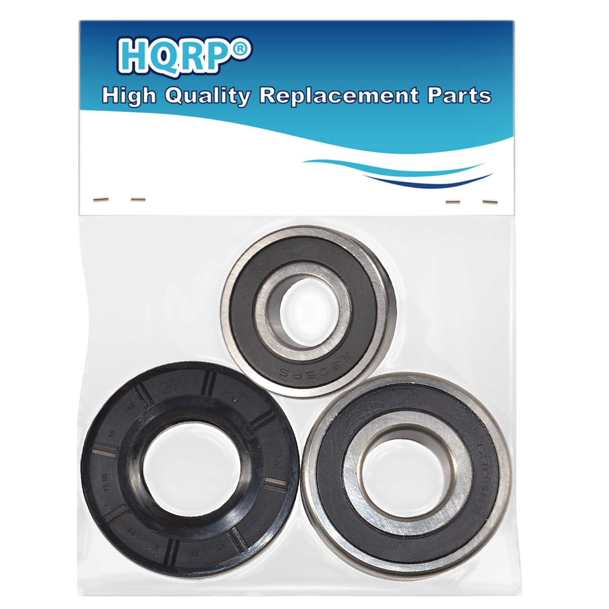 HQRP Bearing and Seal Kit Works with Whirlpool WTW6700TU1 WTW6700TU2 WTW6700TW0 WTW6700TW1 WTW6700TW2 WTW6800WB1 WTW6800WE1 WTW6800WL1 WTW6800WU1 WTW6800WW1 WTW7300XW1 WTW7300XW2 Washer Tub