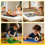 Classic Baseplates Building Base Plates for Building Bricks 100% Compatible with Major Brands-Baseplates 10" x 10"