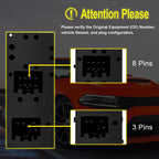Driver Side Master Power Window Switch, Replacement for 5L1Z14529AA