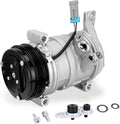 AC Compressor with Clutch Compatible with Chevrolet, GMC Silverado, Suburban, Sierra, Avalanche, Express, Tahoe, Yukon, Escalade, and More Replace CO 29002C, 15036042, 15068853