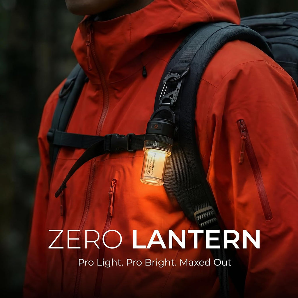 Zero Lantern, Portable LED Camping Lantern, Lightweight Waterproof LED Flashlight for Outdoor, Rechargeable Hurricane