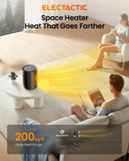Small Space Heaters for Indoor Use, w/Remote & LED Touch Screen