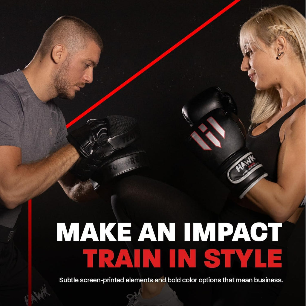 Punching Mitts for Men, Women, and Kids, Leather Focus Mitts for Martial Arts and Boxing Training