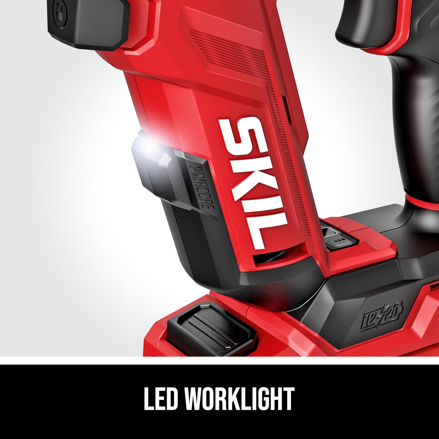 PWR CORE 20 Brushless 20V Flip Drill Driver Kit with Double Collect Flip Head, Torque Settings & Magnetic On-board