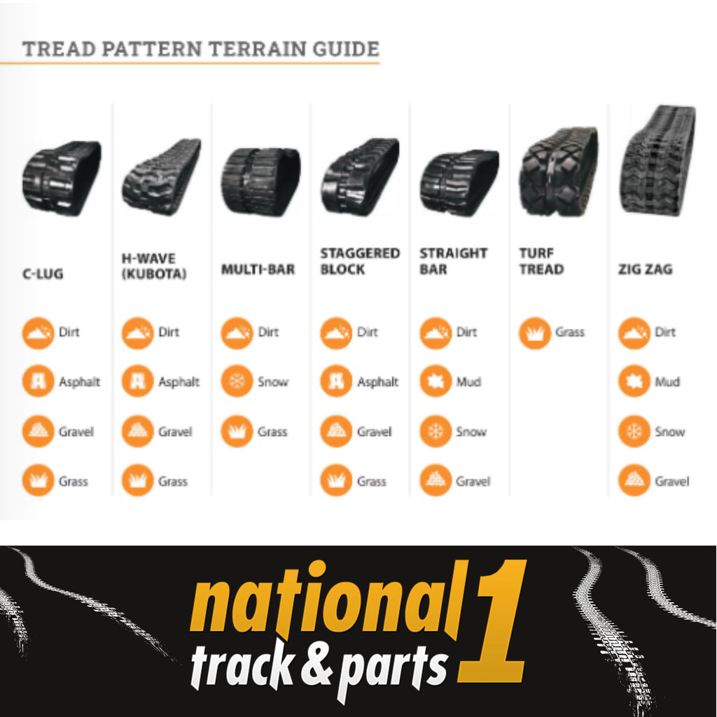 Rubber Track 7" fits Bobcat MT85 MT85 7271923