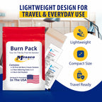 First Aid Kit Refill Burn Care Refill Pack | Convenient & Portable