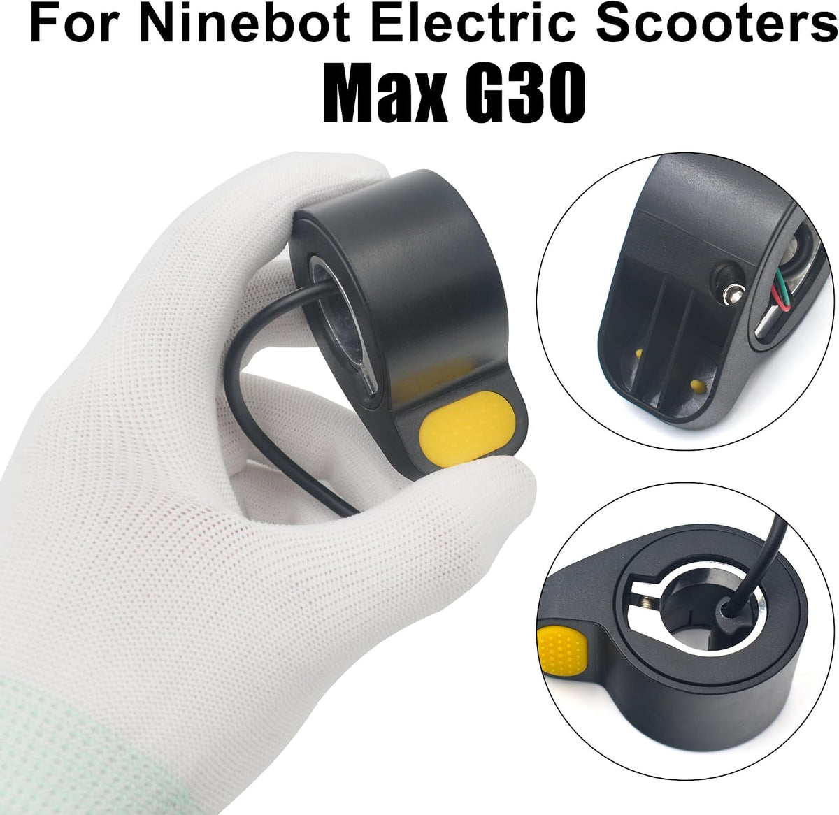 Thumb Throttle Accelerator for Ninebot Max G30 Electric Scooter