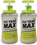 Fly Trap Max – Extra Large Reusable Outdoor Fly Trap - 2 Traps