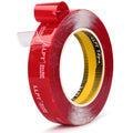 Double Sided Heavy Duty Mounting Tape, 1" x 18Ft, Clear