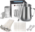 Candle Making Supplies, Wax Melting Pot, DIY Candles Craft Tools | Stainless Steel Pouring Pitcher with Spoon, Candle