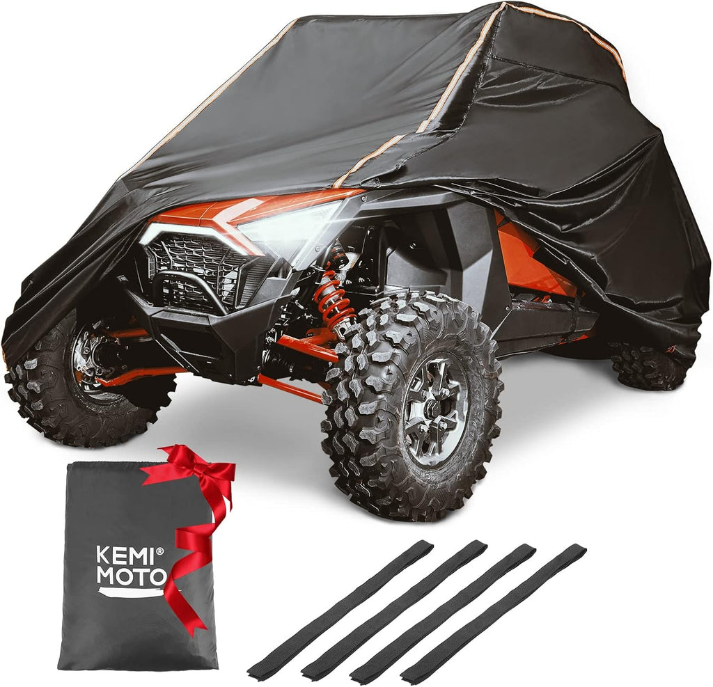 420D UTV Cover 2 Seater Heavy Duty Compatible with Polaris RZR General, Can Am Maverick, Talon, Teryx4, CFMOTO ZForce