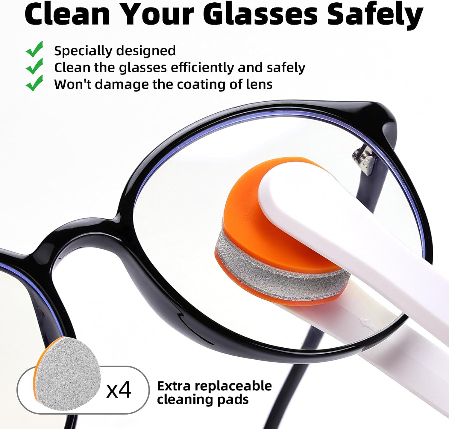 Glasses Cleaner Eyeglass Cleaning Kit with Anti Fog Spray, Microfiber Cloth | Streak-Free Cleaning Pads，Lens Wipes