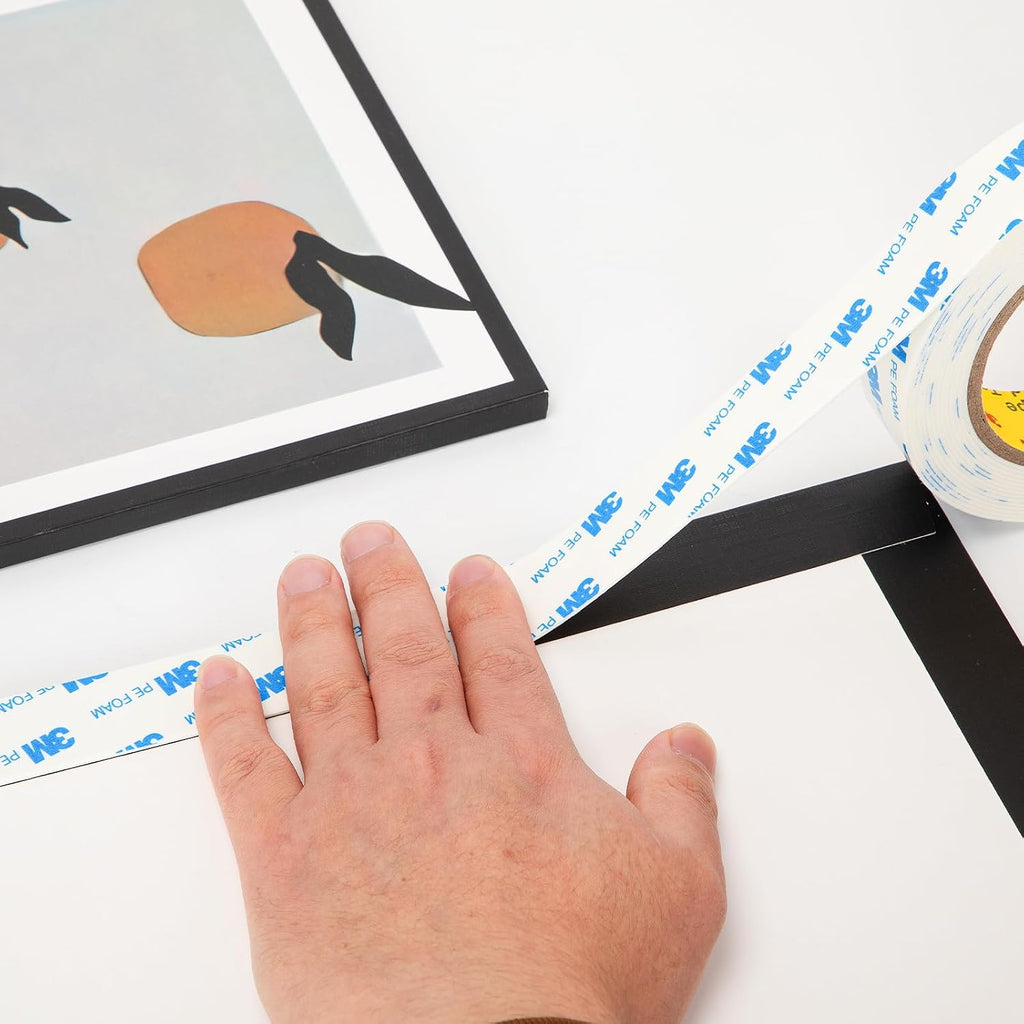 3M Double Sided Tape 1"×16.5Ft No Damage Double Sided Wall Tape