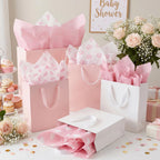 120 Sheets Pink Tissue Paper Bulk 20 x 14 Inch