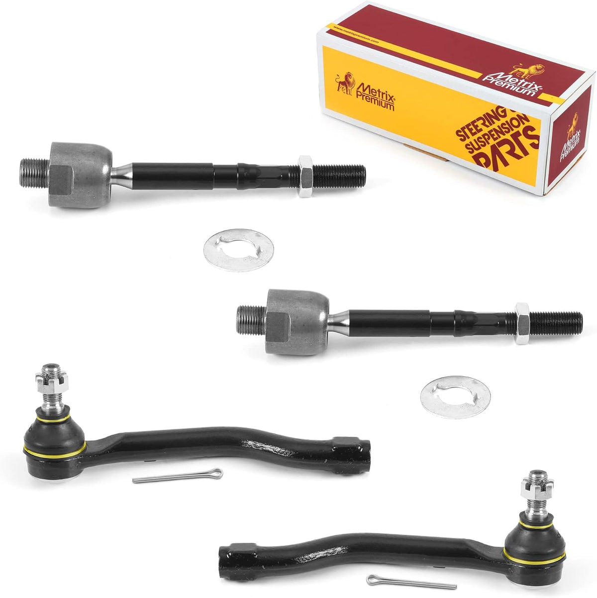 Metrix Premium Chassis Parts Inner & Outer Tie Rod End Kit Fits Acura