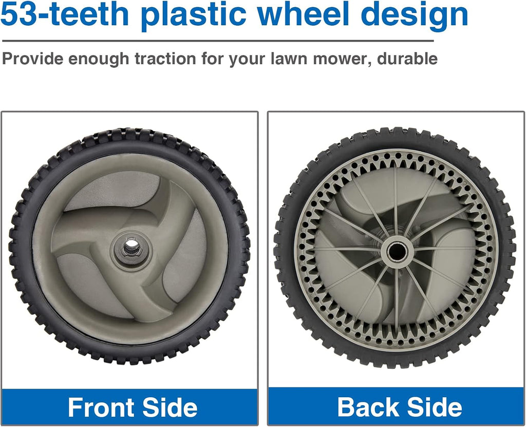 583719501 194231X460 Front Drive Wheels Compatible for Craftsman Lawn Mower Wheels for Craftsman Husqvarna & HU Front