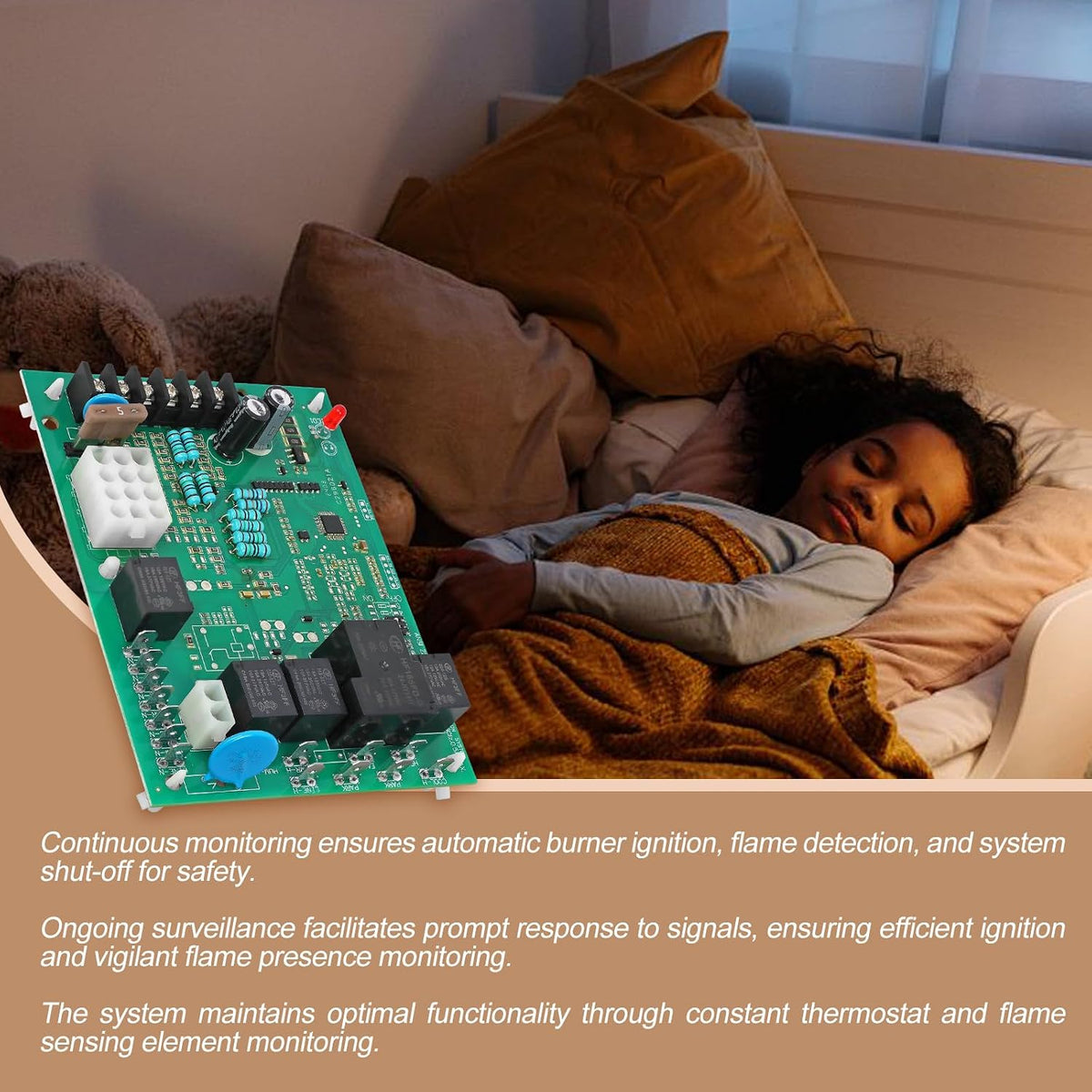 50A55-743 Furnace Control Circuit Board Fit for White-Rodgers/Goodman Model