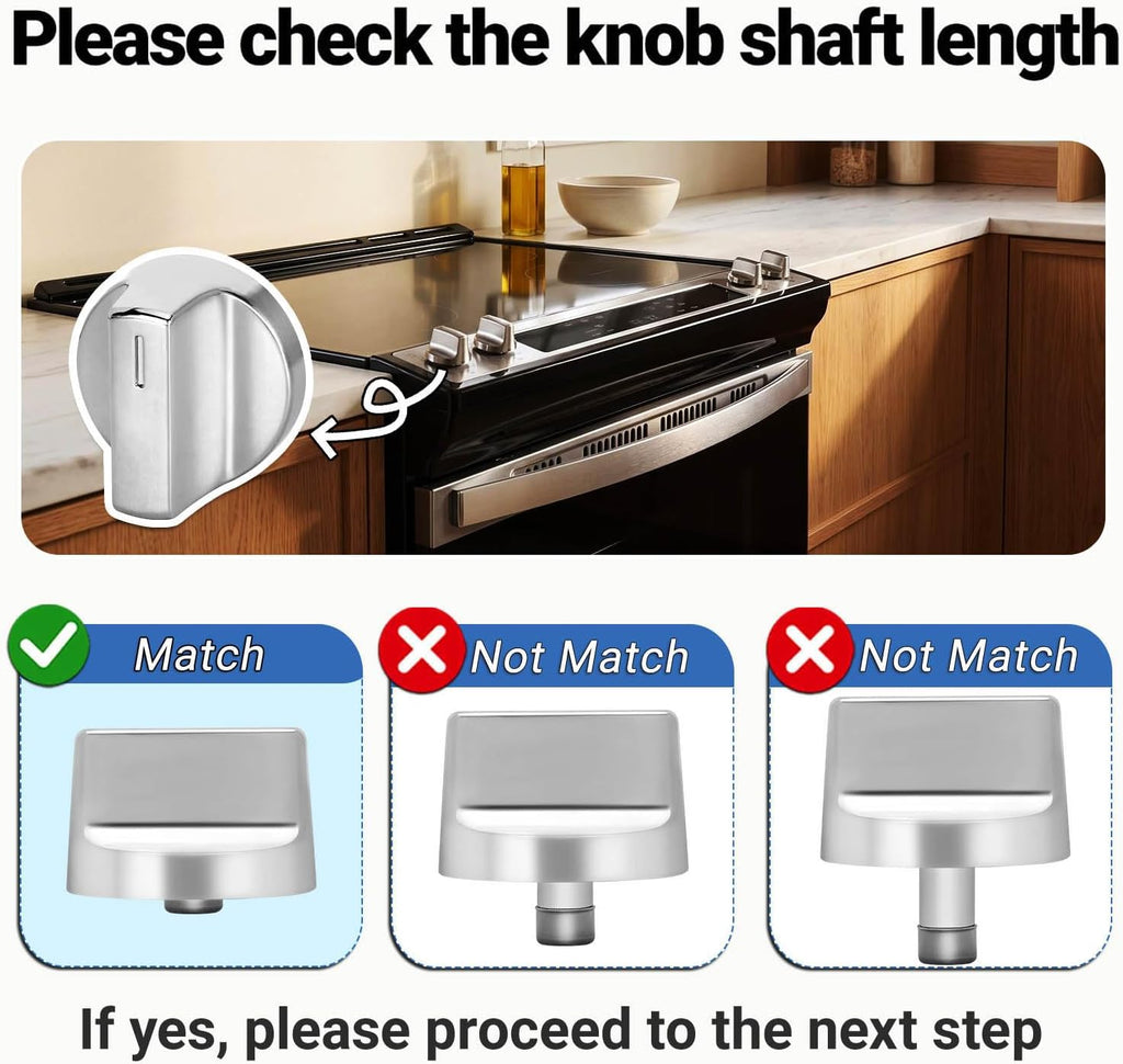 Sieri WEE515S0LS2 WEE515S0LS0 WEE745H0FS2 for Whirlpool Electric Range Knob