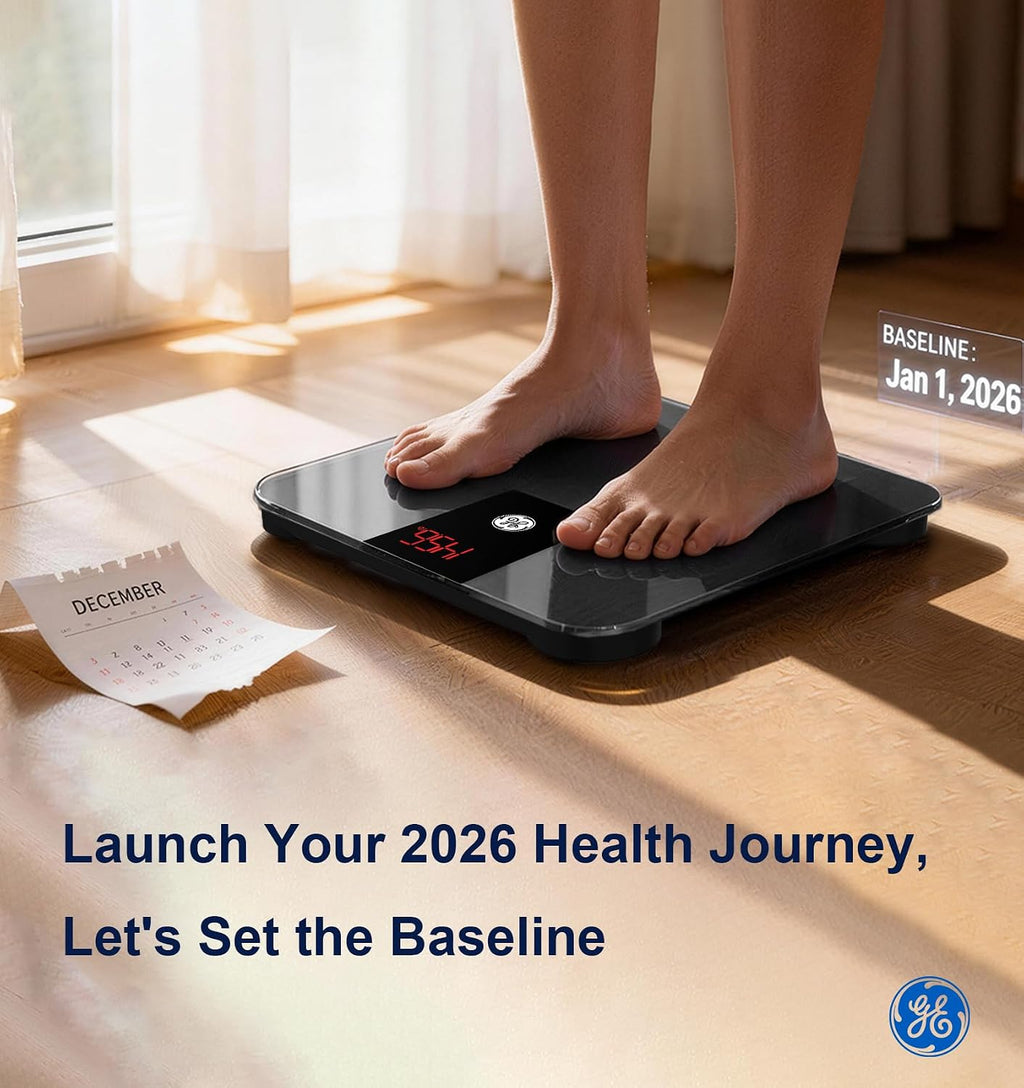 Bathroom Scale for Body Weight 500lbs, Digital Weight Scales Heavy Duty | High Capacity Body Measuring Device, High