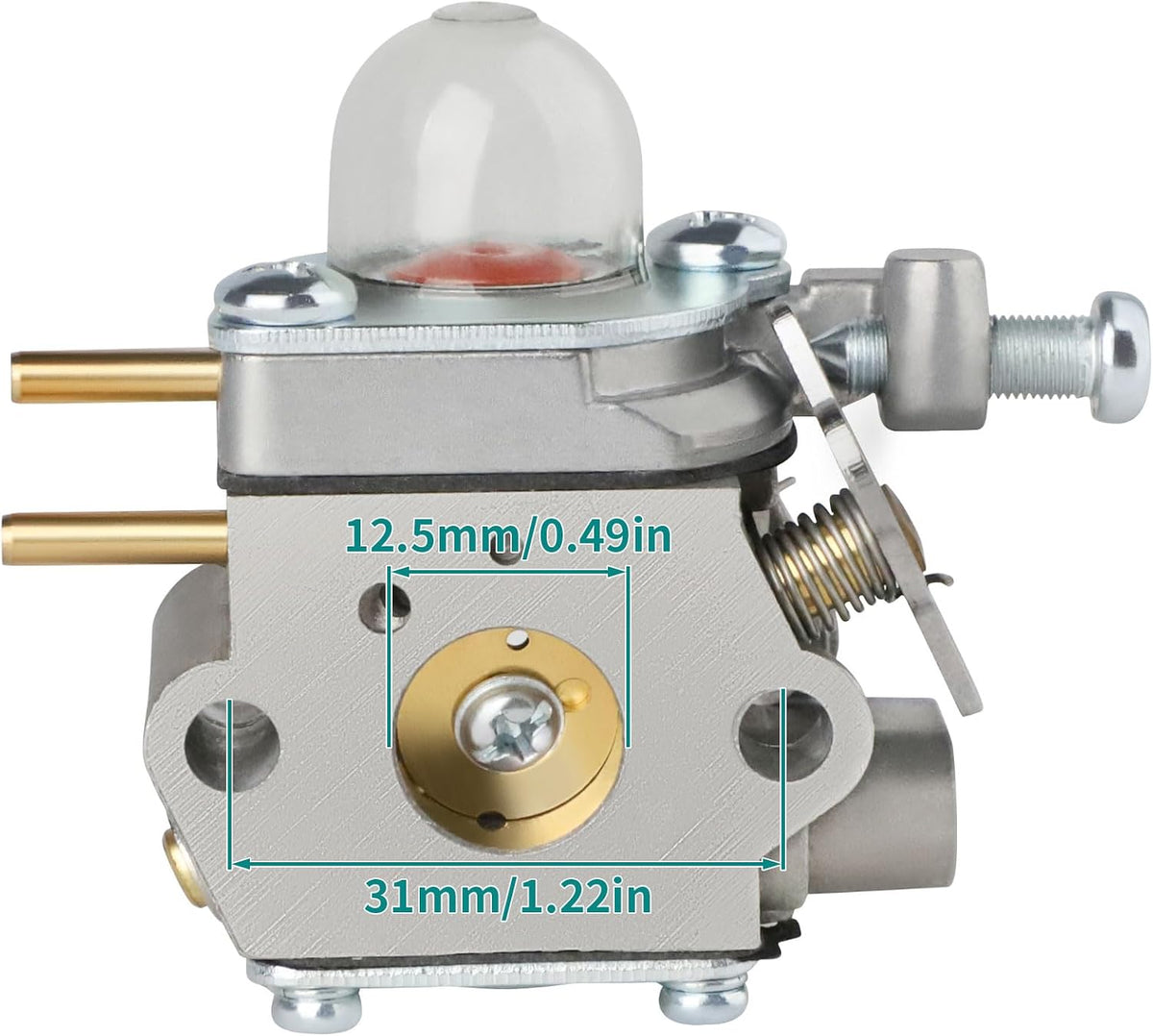 Carburetor for Craftsman 25CC Weed Eater WS210 WS2200 WC2200 WC210 CMXGTAMD25CC CMXGTAMD25SC HT110 HT2200 SE2200 2 Cycle Trimmer Parts P210 P2100 Pole Saw