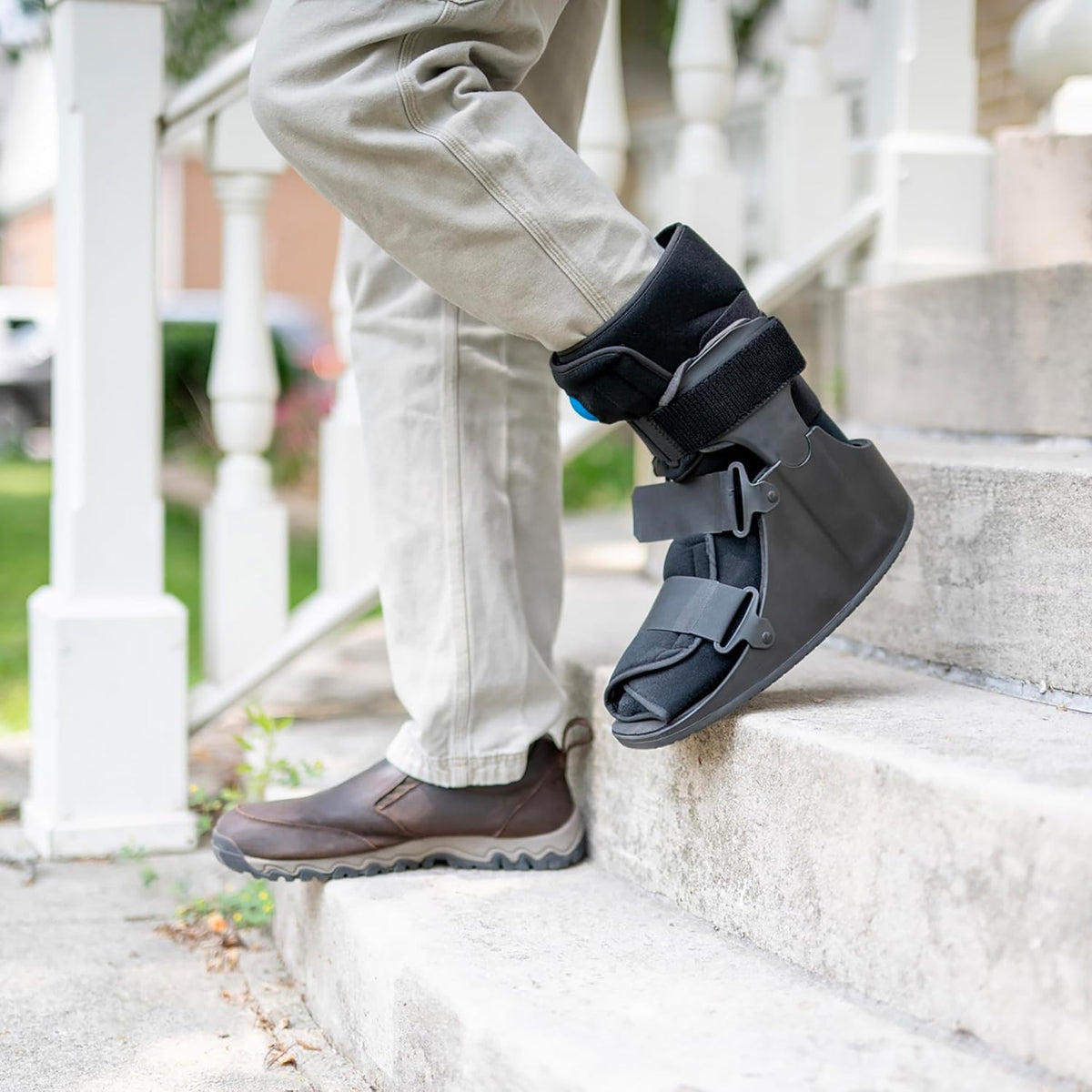 USA14115 Short Air Cam Walker Fracture Boot, Medium, Black