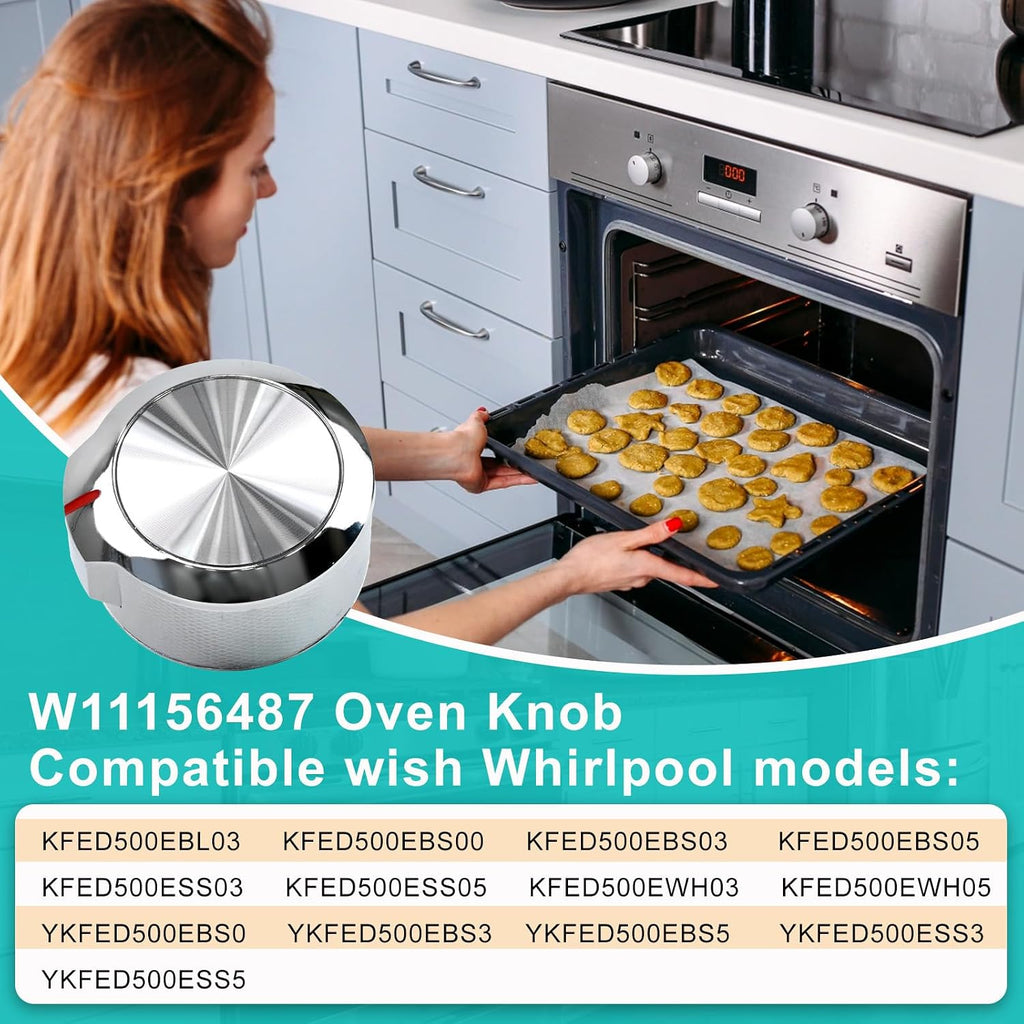 For Whirlpool KitchenAid W11156487 W10823529 Replacement Range Knob NEW