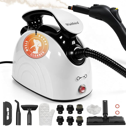 4.5 Bar 300°F Steam Cleaner for Bathroom, Kitchen, Floor & Grout | Easy Use | Quick Heat Up | Large Tank | Quiet