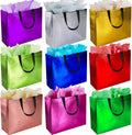 18Pcs Large Reusable Gift Bags with Tissues 13 x 5 x 11 In