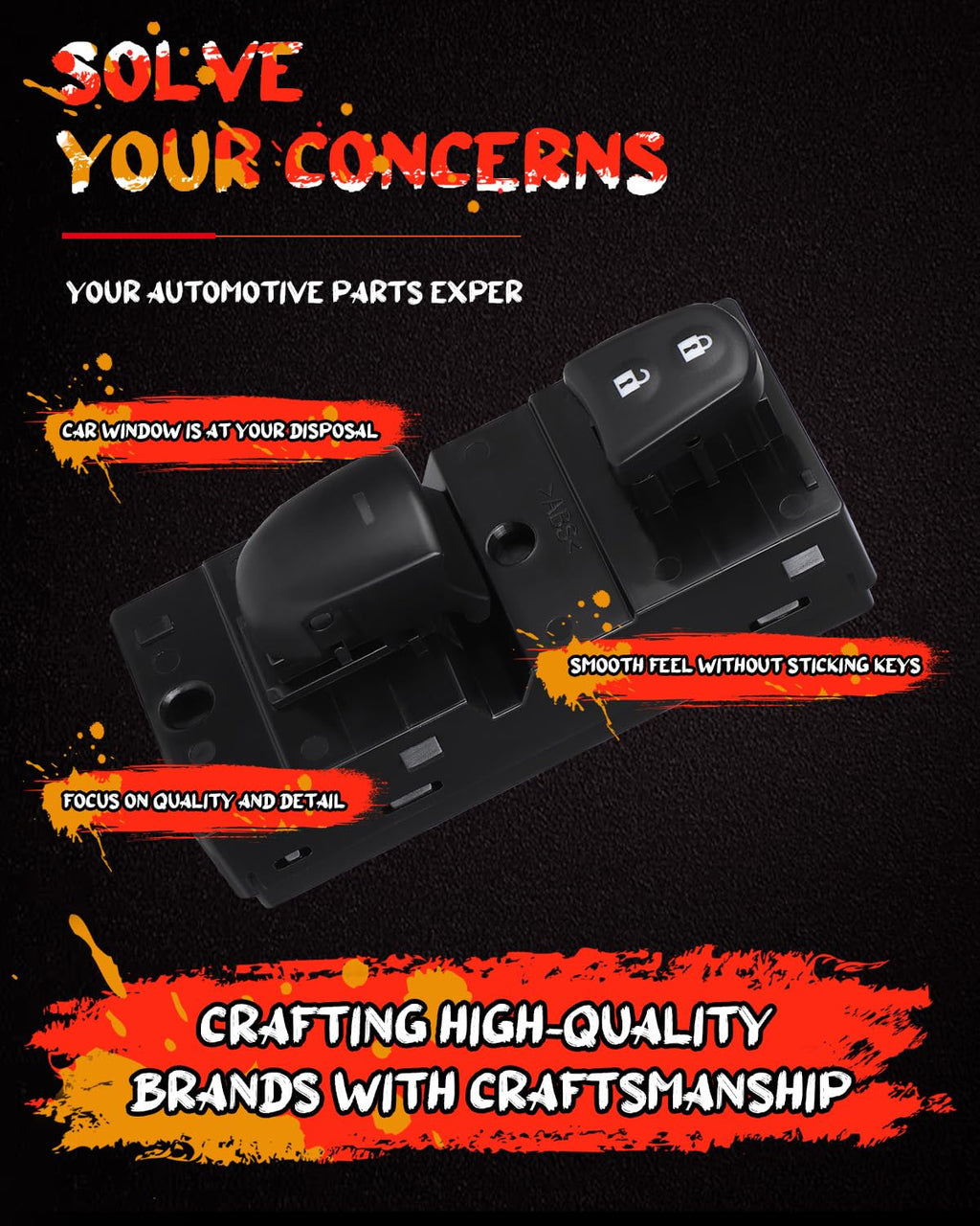cciyu Passenger Power Window Switch for Nissan for Altima 2013-2016