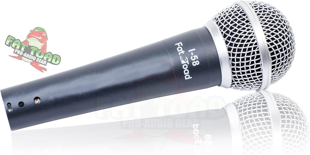 Handheld Dynamic Mics (Live ResponsePRO Edition) 2-Pack – Cardioid Vocal Microphones with Clips for DJ Karaoke