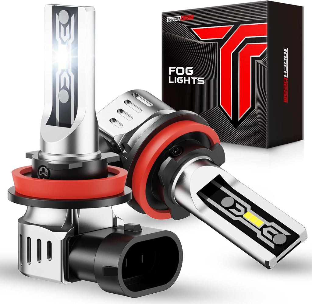 H11/H16/H8 LED Fog Light Bulb, 12000 Lumen Upgrade,600% Brightness H11 LED Fog Lights, 1:1 Replacement For