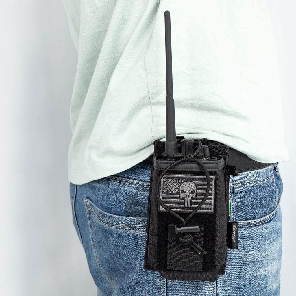 Radio Holder Radio Pouch Molle Radio Holster Tactical Radio Holder Radio Case Duty Belt Accessories Military Heavy