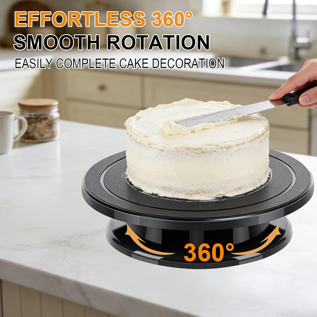 11 Inch Cake Turntable, Cake Decorating Turntable, Cake Spinner Stand