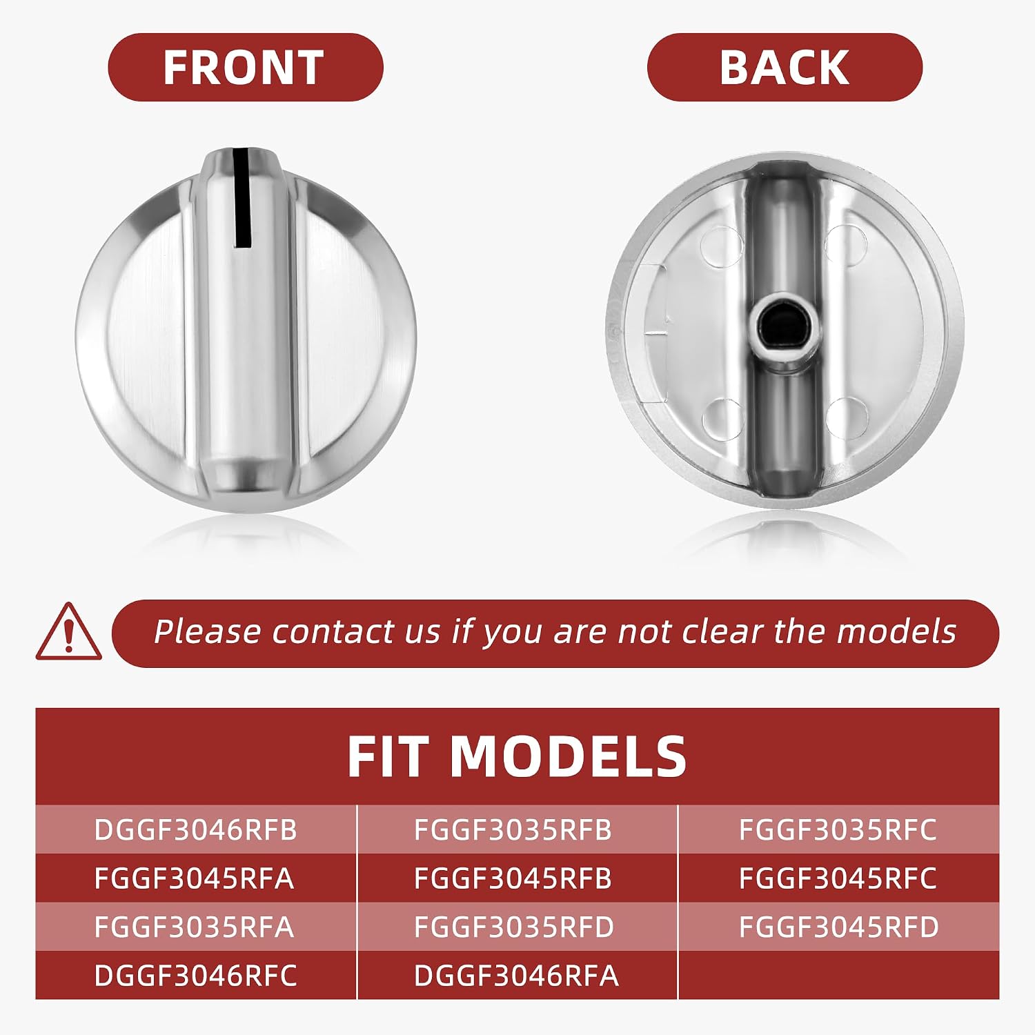 5304502763 Gas Stove Knobs Replacement for Frigidaire | Control knobs PD00043517 knobs Electric Universal Stove Parts