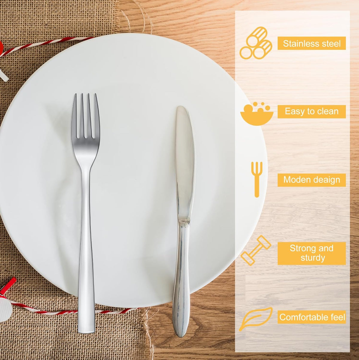 100 Pcs Dinner Forks Bulk Set 8 Inches Stainless Steel Metal Forks