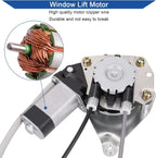 Obaee Rear Left Driver Side Window Regulator with Motor, Replace OE 748-569