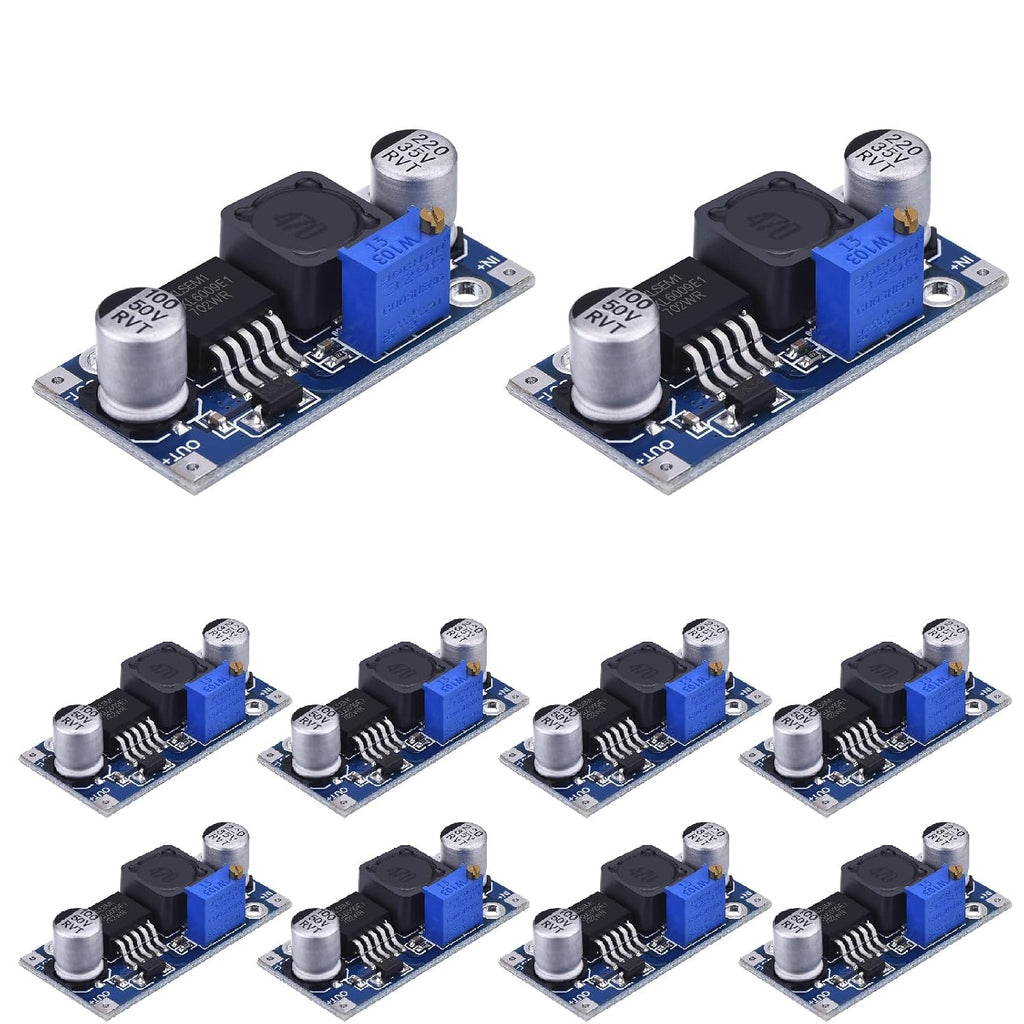 10-Pack XL6009 Boost Converter, DC-DC Step-Up, 400KHz