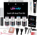 Lash Lift and Black Color Kit, Brow Lamination Kit with Color | Lash & Brow Perm/Coloring Kit with Lash Lift Glue