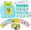 Talking Flash Cards for Toddlers 1-3, Upgraded 248 Sight Words Montessori Speech Therapy Toy, Autism Sensory
