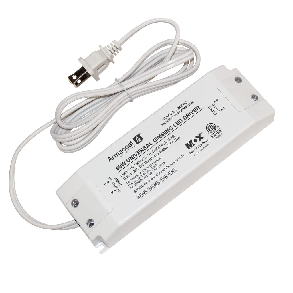 60-Watt Universal Dimmable 24V DC LED Driver TRIAC 860600N