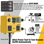 SENCTRL Automatic Vacuum Switch for Power Tools to Turn Vac On and Off Auto