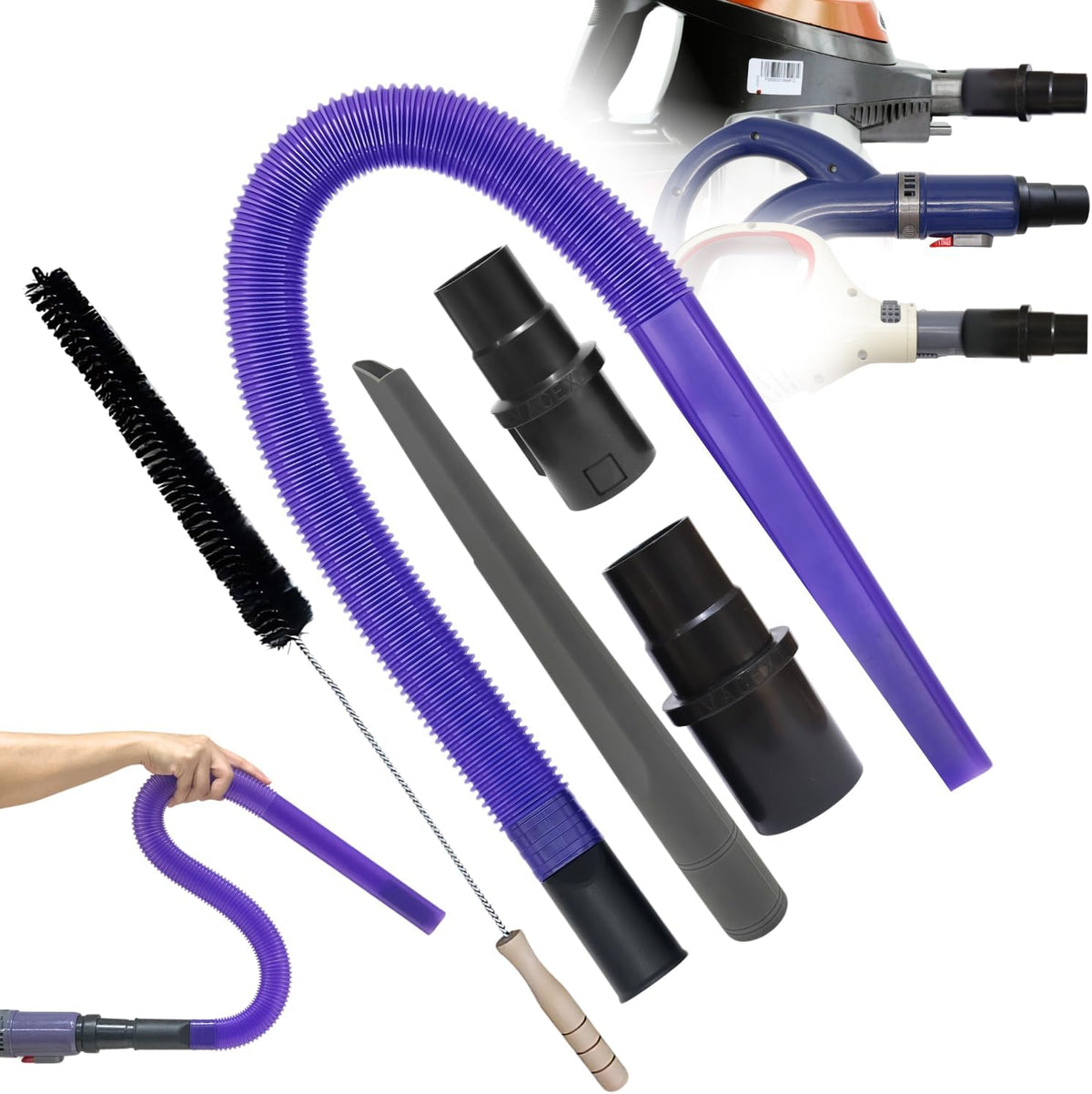 Dryer Vent Cleaner Kit & Dryer Vent Cleaner for Shark Vacuum Attachments