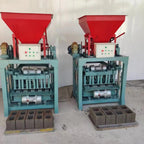 High Efficiency Semi Automatic Brick Making Machine - Concrete Block Maker Stable Performance Hollow Brick Machine