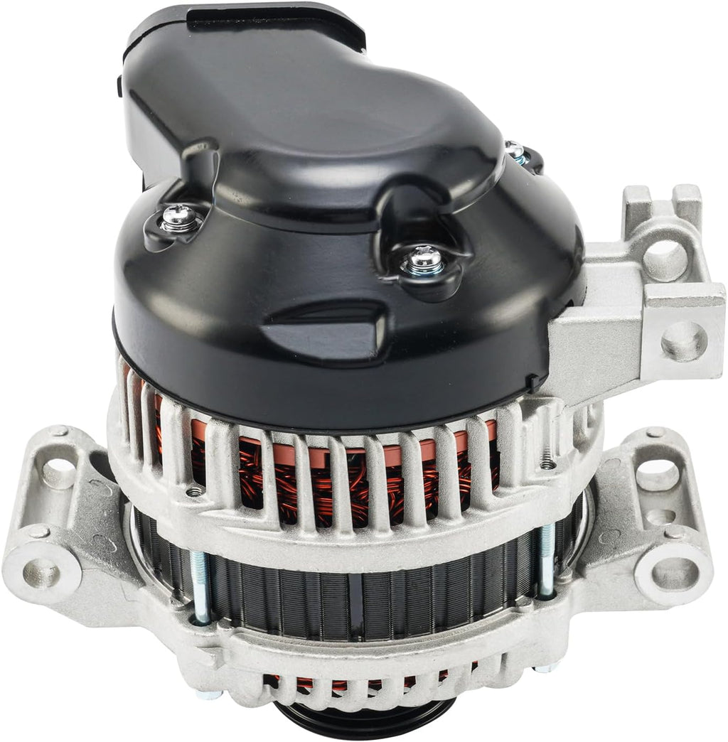 KAX Alternator Fit for Mazda,2006-2013 Mazda 6 2.3/2.5L Naturally Aspirated,2006-2008 MX-5 Miata High Amp Alternators for 11168N 12V 100Amp CW S6 6-Groove Pulley