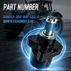 BMER3-350-WD-T31-R Hydraulic Wheel Motor Compatible with Parker